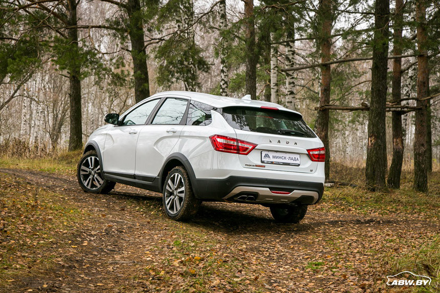 Первый белорусский тест-драйв Lada Vesta SW Cross: оправданна ли истерия?