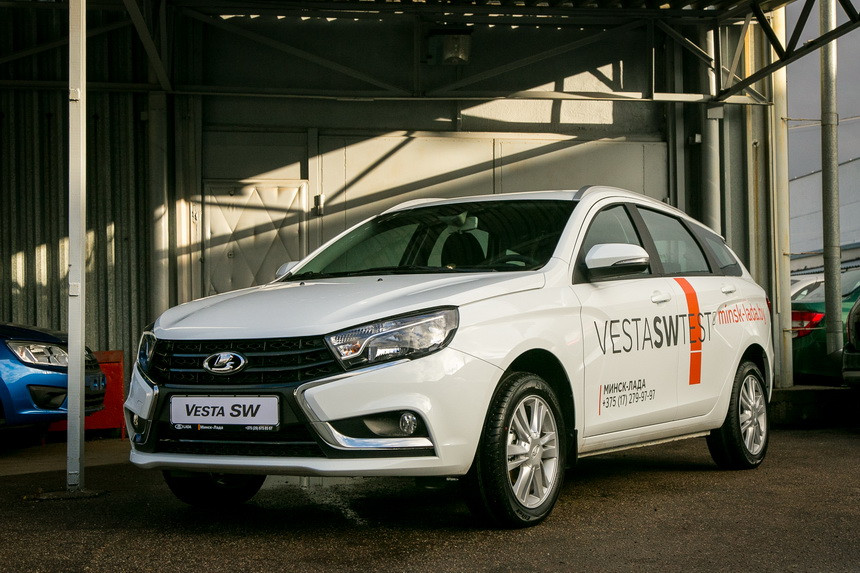 Lada Vesta SW Cross приехала в Минск