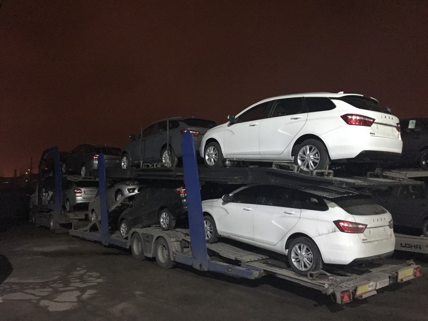 Lada Vesta SW Cross приехала в Минск