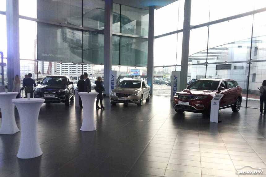 Geely открыл в Минске два дилерских автоцентра