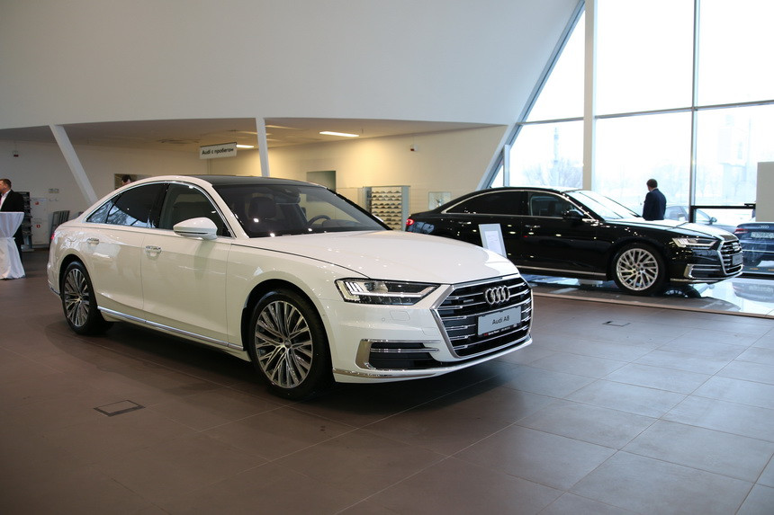 Великолепие: новая Audi A8 представлена в Минске