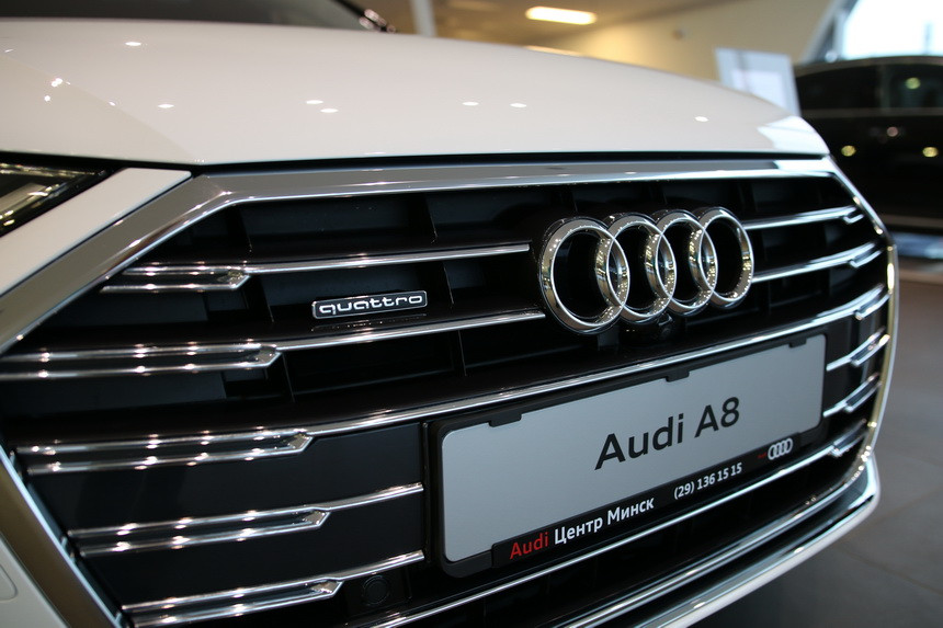 Великолепие: новая Audi A8 представлена в Минске