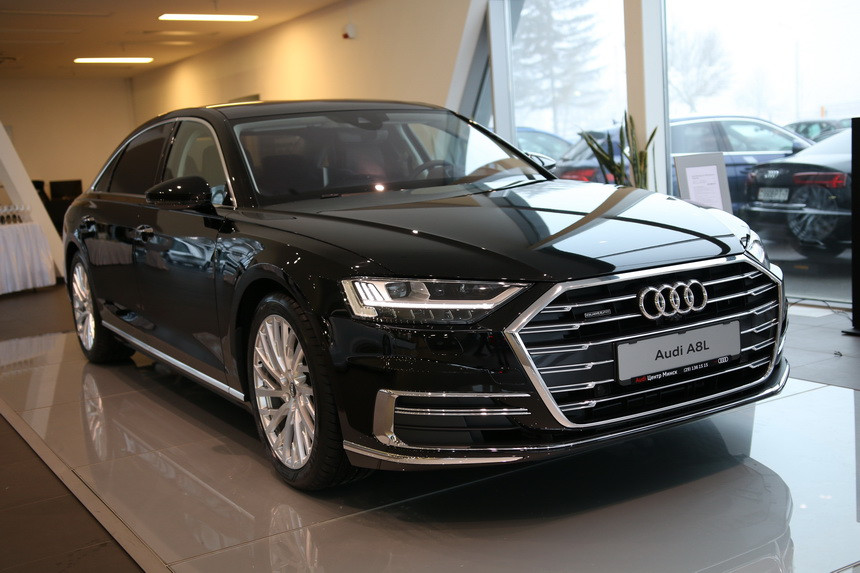 Великолепие: новая Audi A8 представлена в Минске