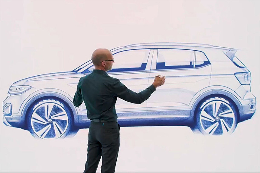 В Сети появился первый тизер нового бюджетного кроссовера от Volkswagen
