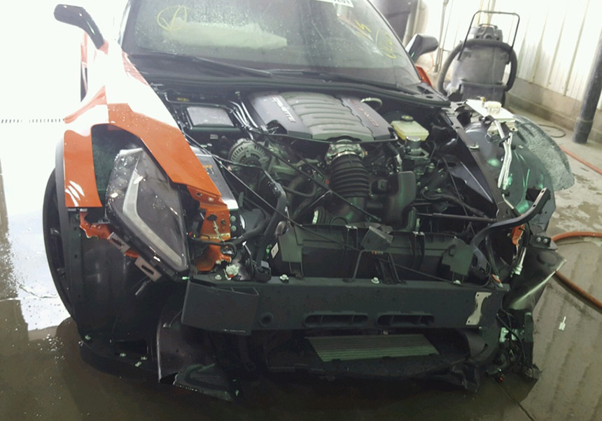 Corvette с пробегом 24 километра продают за 8600 долларов
