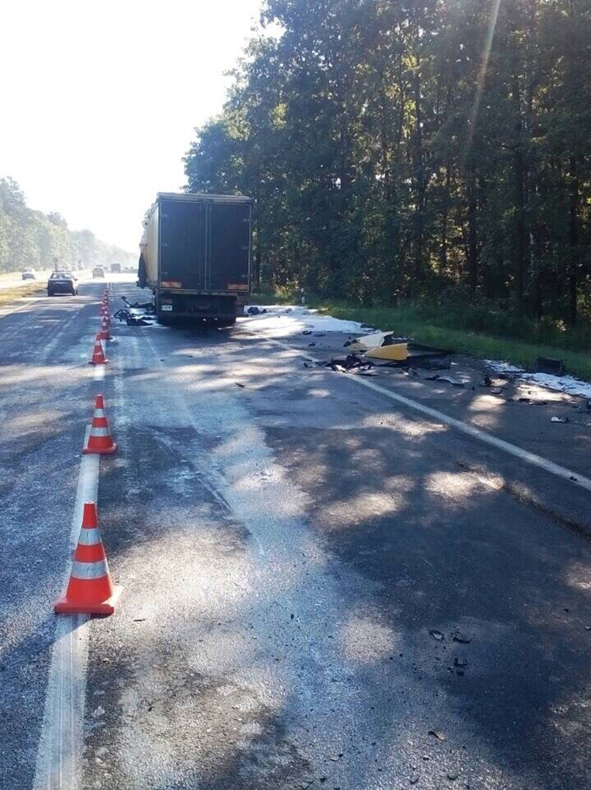 Под Гомелем одна фура 