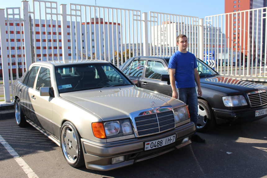 Сделанный на века. В Минске прошел слет владельцев легендарного Mercedes-Benz W124, куда мы приехали на W201