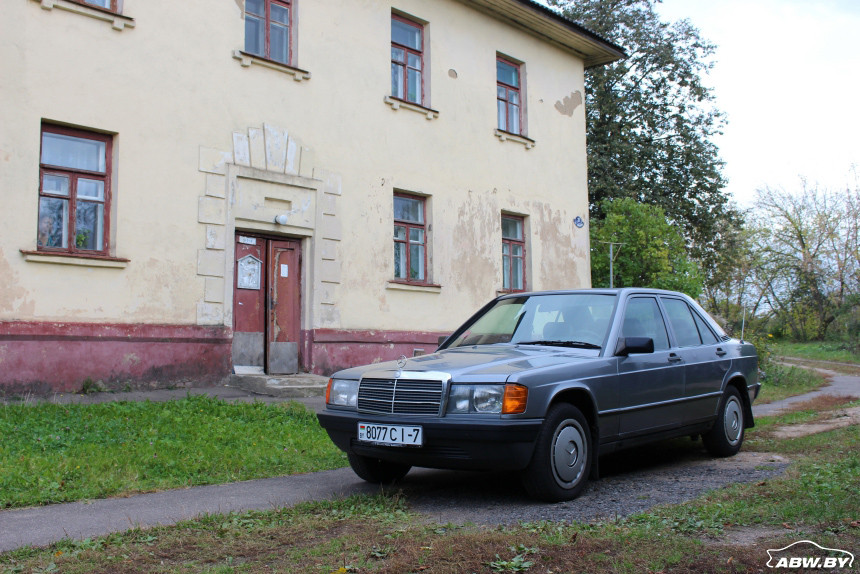 Baby-Benz. Часть 2. Тест-драйв и осмотр на подъемнике Mercedes-Benz 190E за $2200