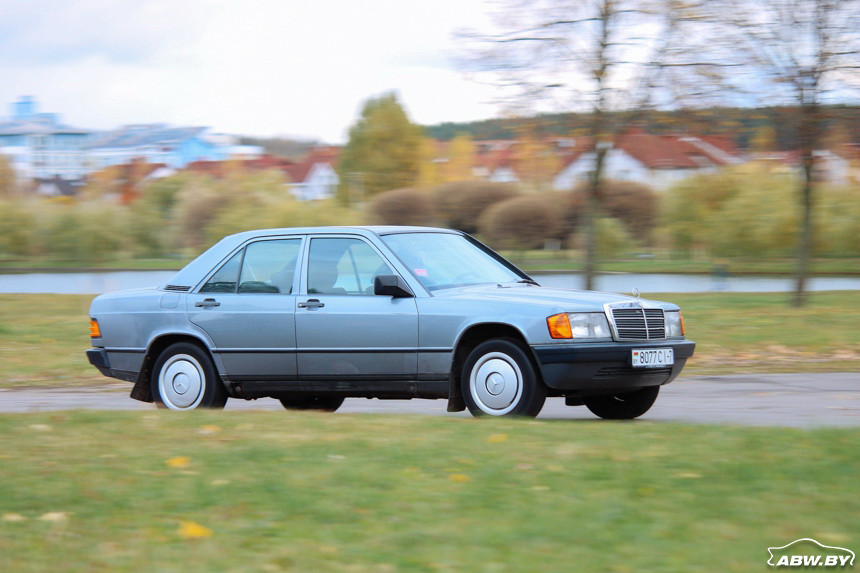 Baby-Benz. Часть 2. Тест-драйв и осмотр на подъемнике Mercedes-Benz 190E за $2200