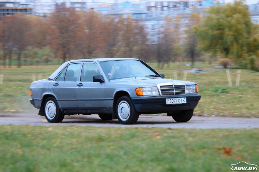 Baby-Benz. Часть 2. Тест-драйв и осмотр на подъемнике Mercedes-Benz 190E за $2200