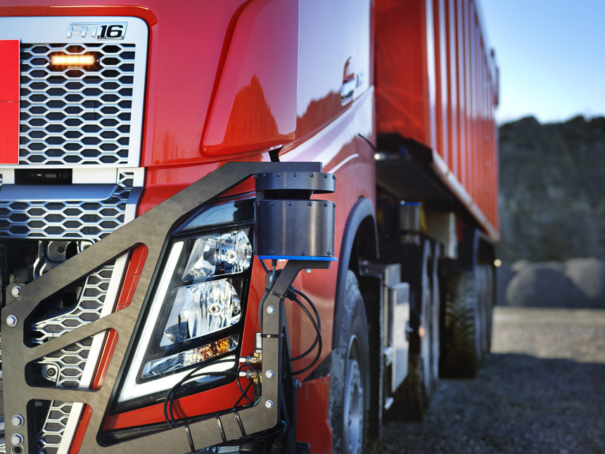Volvo Trucks предоставляет автономное транспортное решение для компании Brønnøy Kalk AS