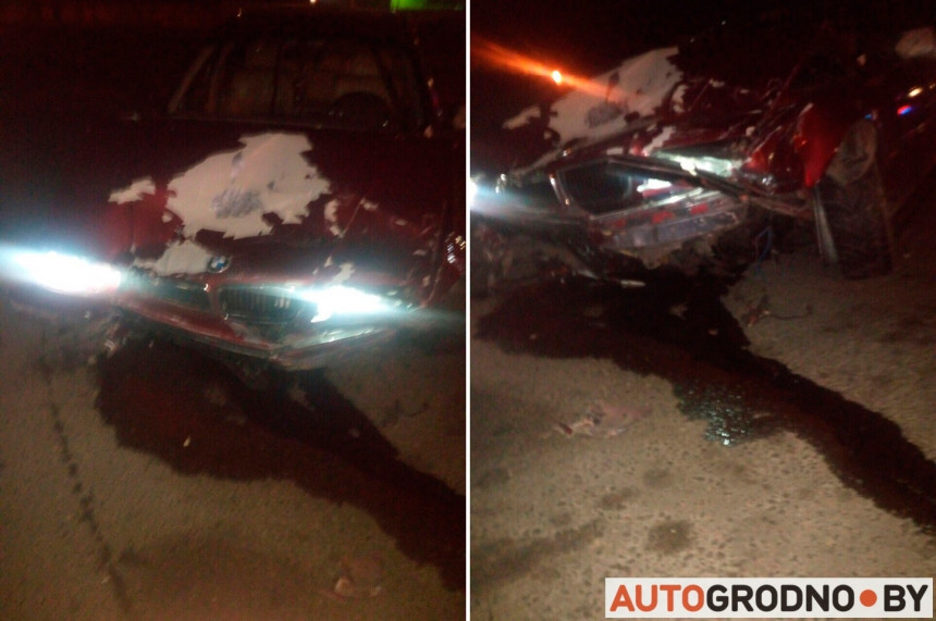 В Гродно водитель BMW устроил GTA: разбивал чужие Volkswagen с пробитым поддоном двигателя