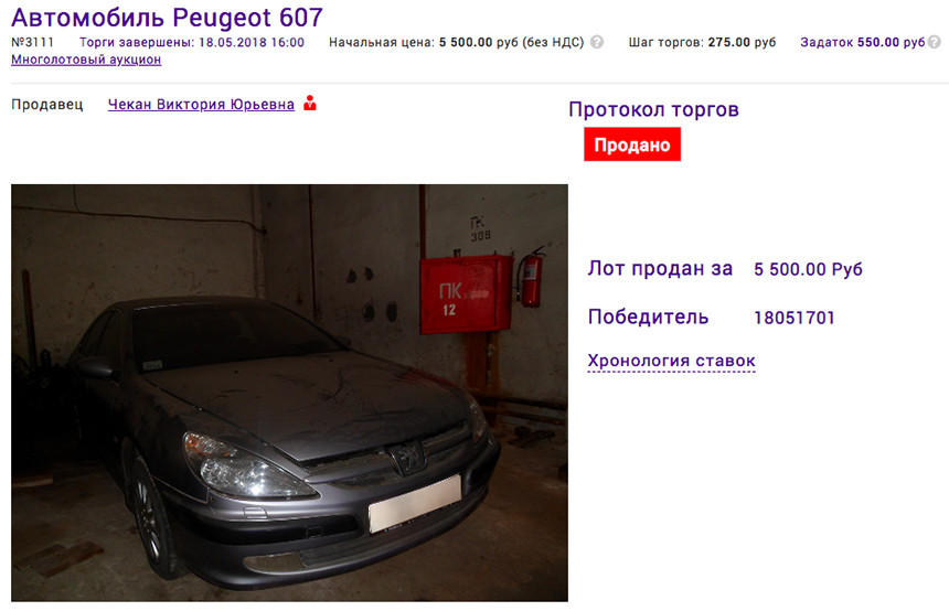 Mazda6 за 2500 долларов, Peugeot 607 за 2600 и другие. Исследуем аукцион, где продаются автомобили 