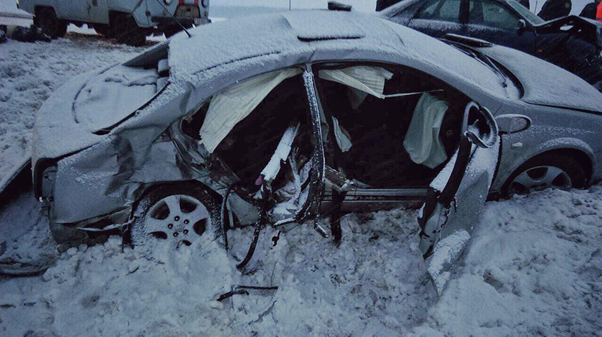 В Рогачевском районе в лобовом ДТП погибли 3 человека