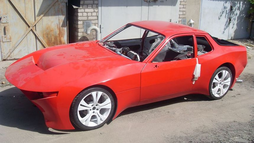 Смотрите, что сделали из Porsche 924 при помощи стеклопластика