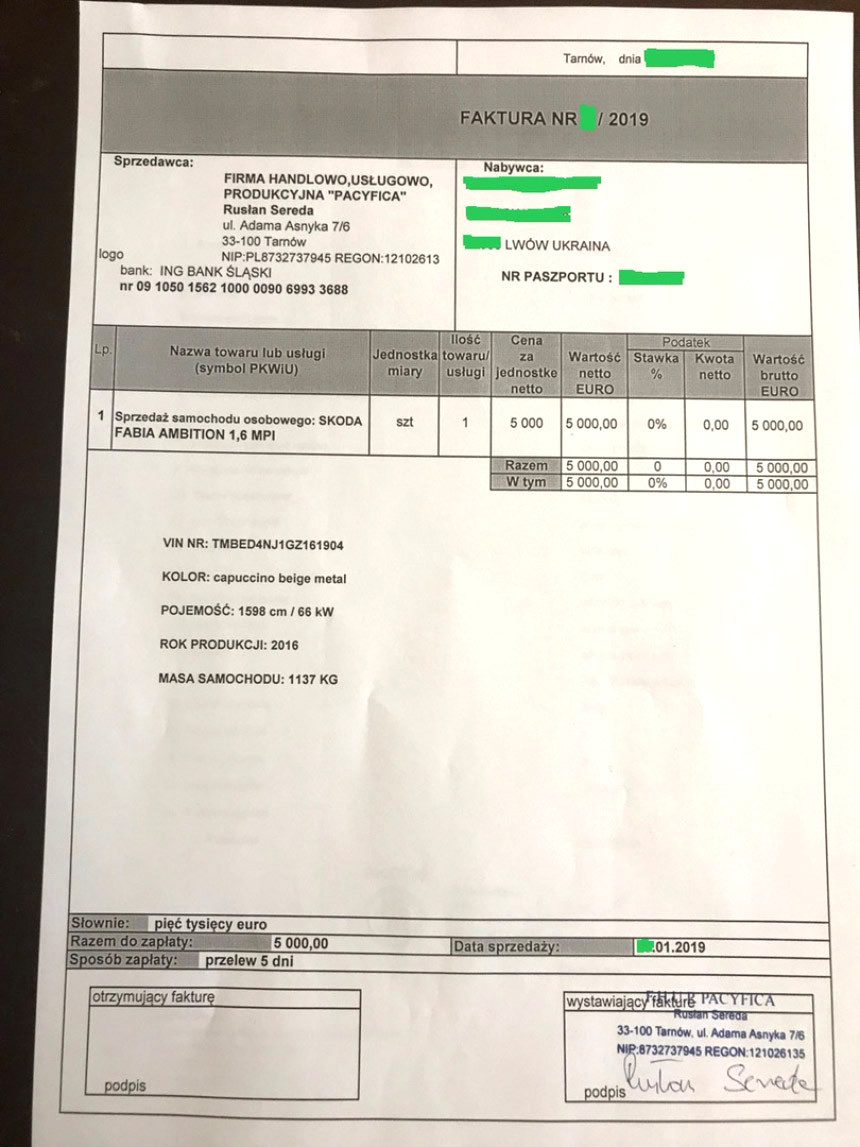 Что за чудеса? В Польше украинец пытается продать белорусам партию новых 