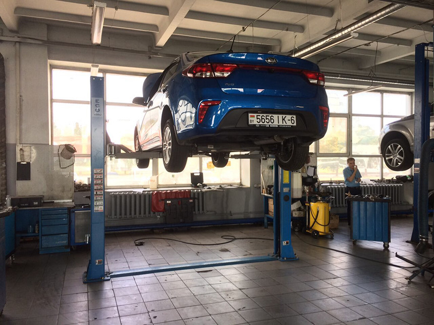 В автоцентре KIA в Могилеве заработала сервисная зона