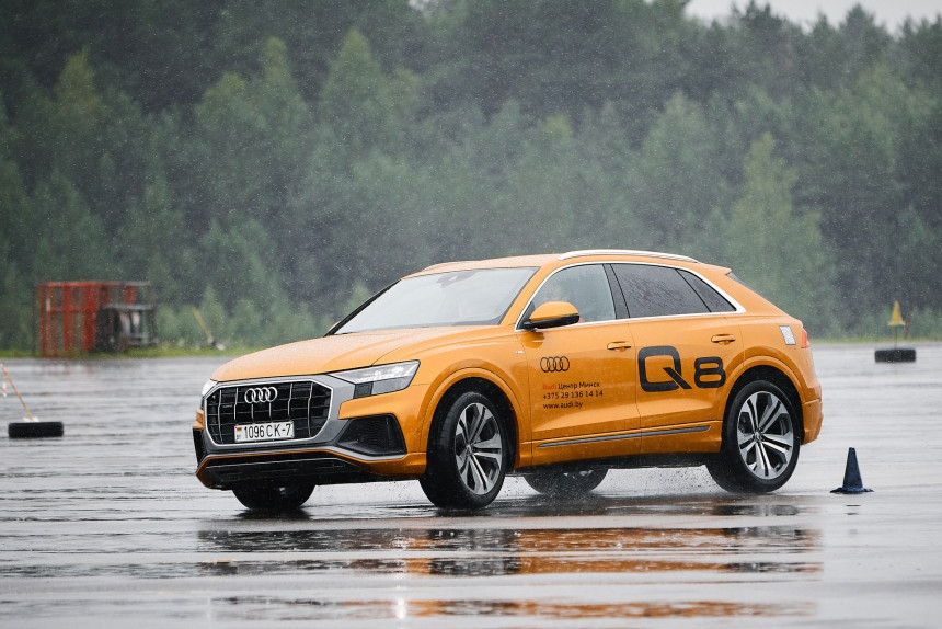 Погода в стиле Quattro. Как мы тестировали модельный ряд Audi на полигоне в Липках