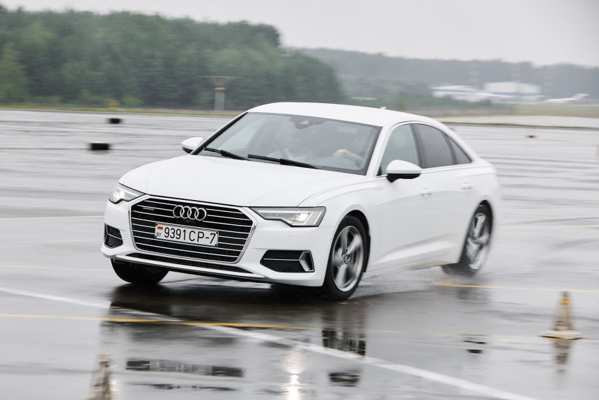 Погода в стиле Quattro. Как мы тестировали модельный ряд Audi на полигоне в Липках