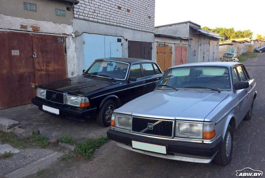 Гаражные находки. В каком виде до сегодняшнего дня дожил Volvo 240 с пробегом 196 тысяч километров?