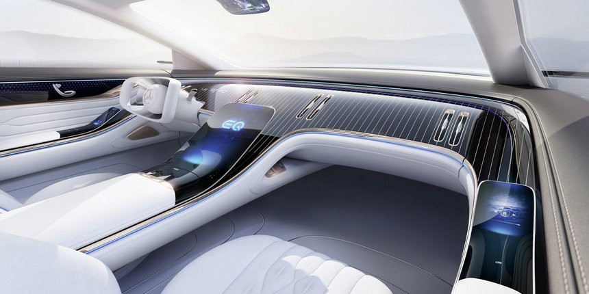 Немецкая анти-Tesla: Mercedes представил роскошный седан Vision EQS