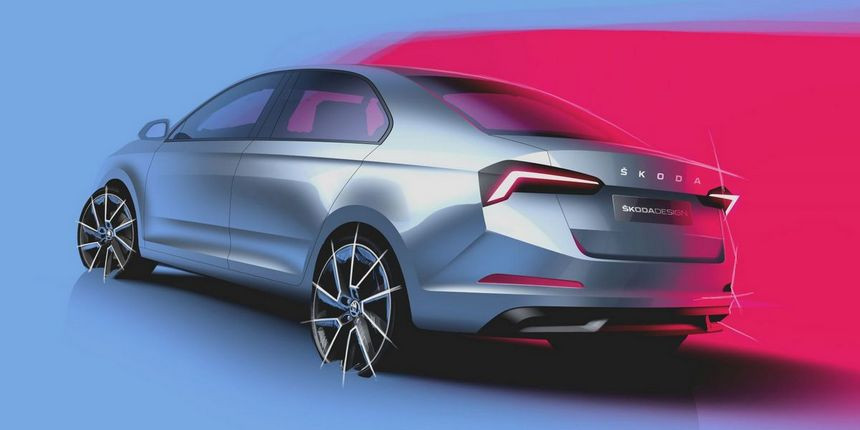 Такой будет новая Skoda Rapid для рынка ТС: первые изображения будущего лифтбека
