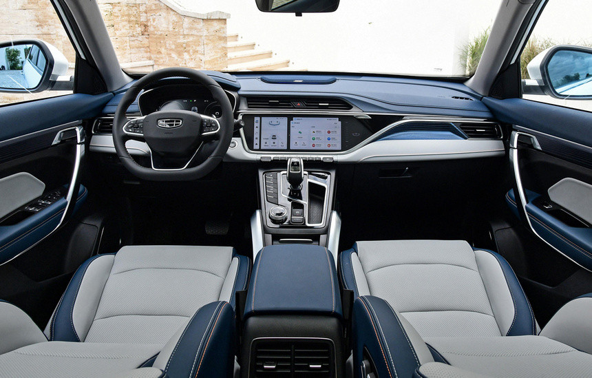 Geely Atlas с X-фейсом, новые 