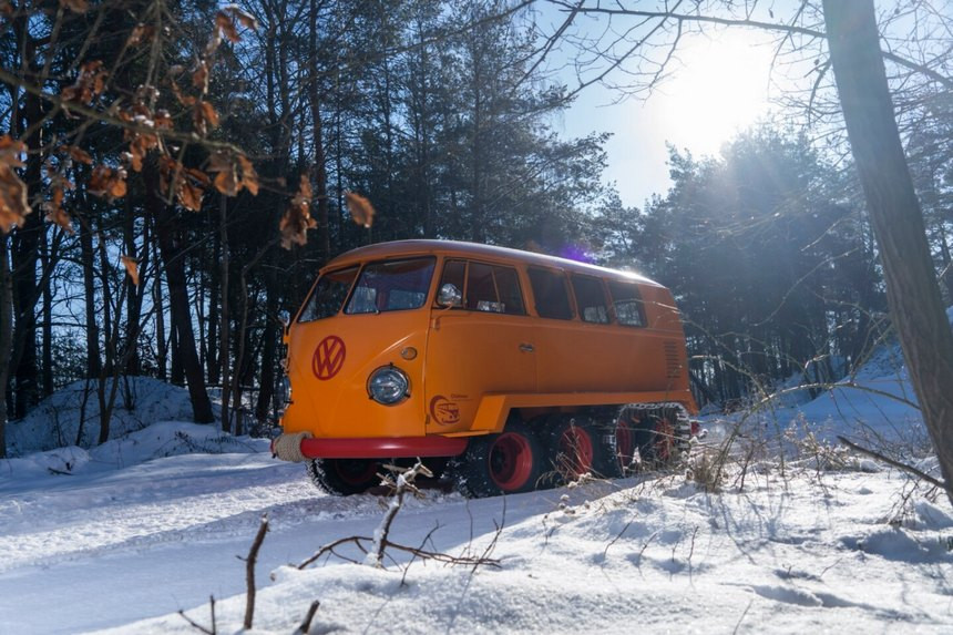 На полугусеничном ходу. Как выглядит и на что способен уникальный VW Half-Track Fox