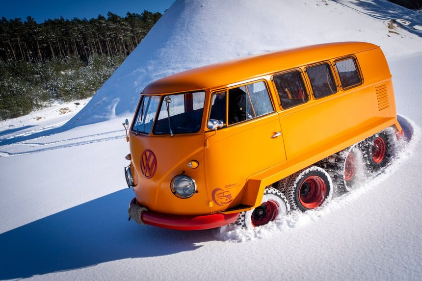 На полугусеничном ходу. Как выглядит и на что способен уникальный VW Half-Track Fox