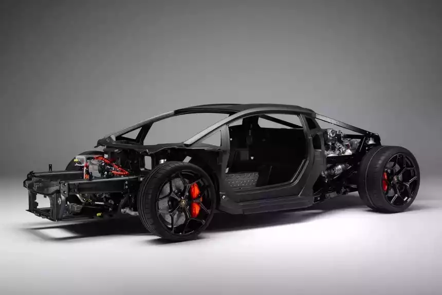 Lamborghini представила карбоновое шасси своего будущего суперкара