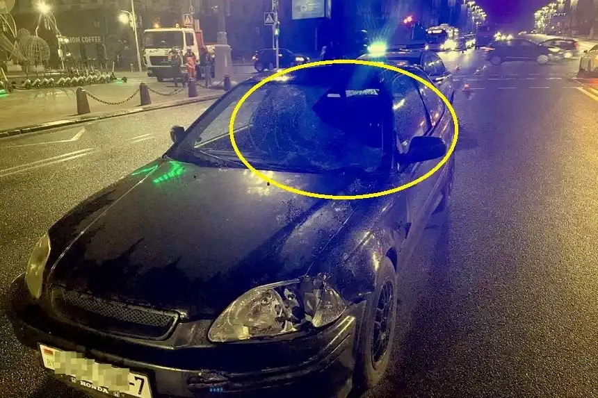 Моноколесист в Минске поехал на красный – его сбил автомобиль