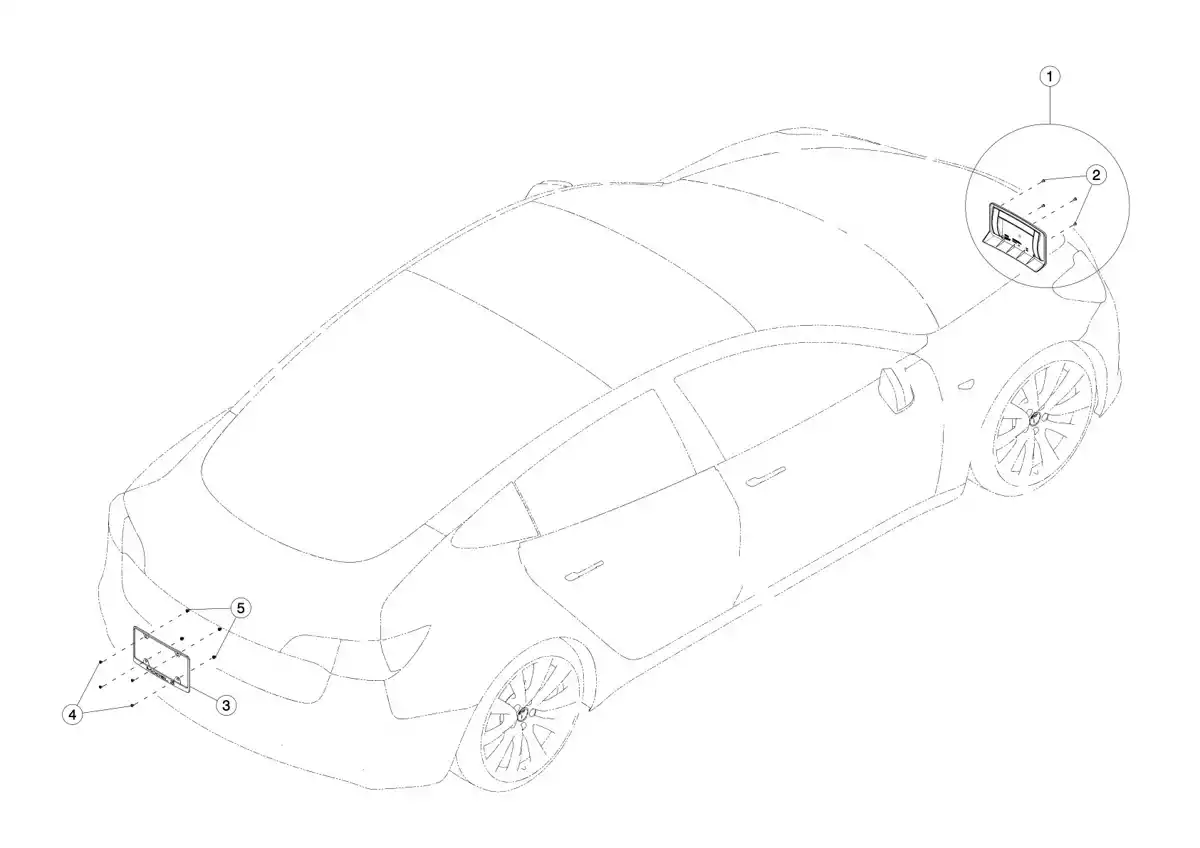 Бленда к Tesla Model 3 2020
