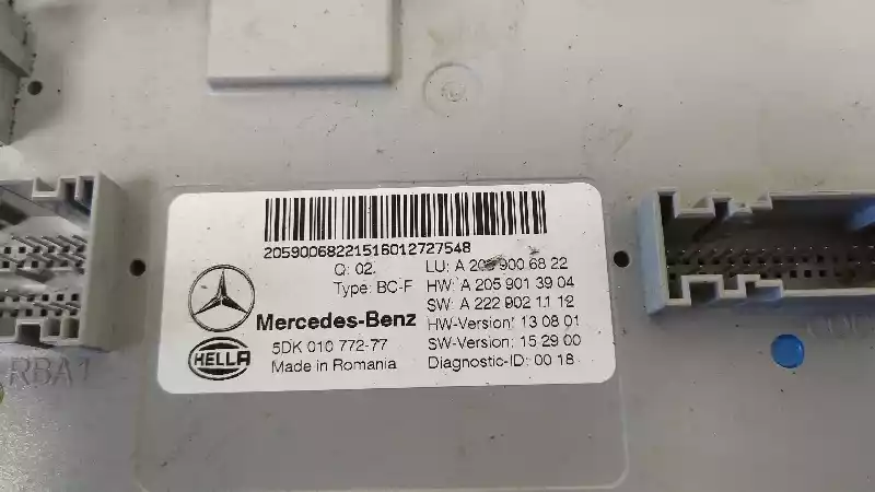 Блок SAM к Mercedes-Benz GLC 2018