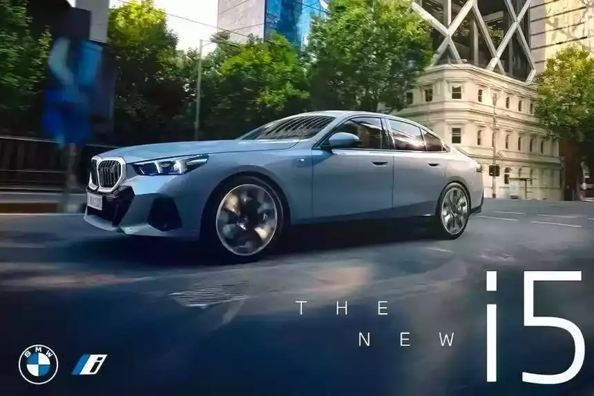 Внешность электроседана BMW i5 раскрыта до премьеры
