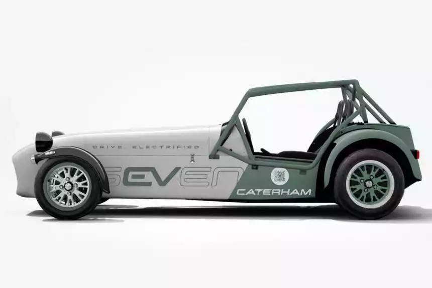 Электрический Caterham EV Seven: заряда хватит на 20 минут гонки