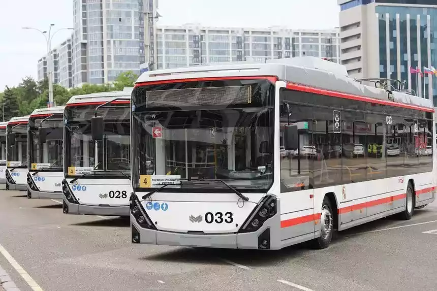 20 белорусских троллейбусов вышли на городские маршруты в Краснодаре