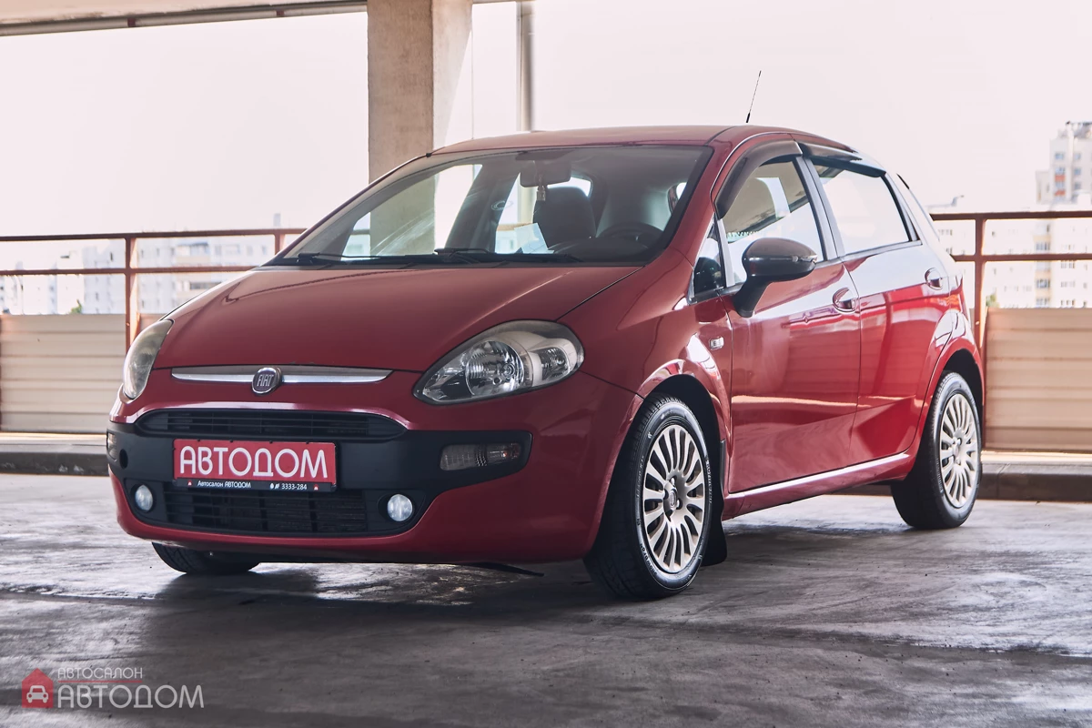 Fiat punto EVO красный