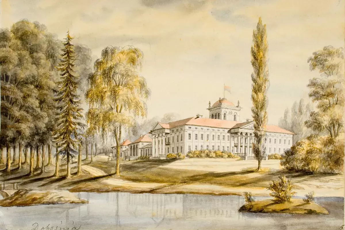 Жиличский дворец Булгаков на рисунках Наполеона Орды