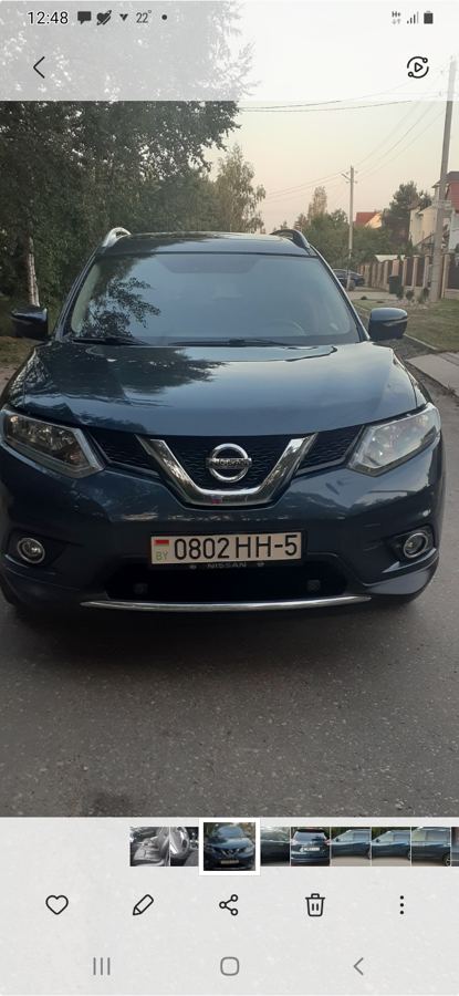Nissan X-Trail III Рестайлинг, 2017