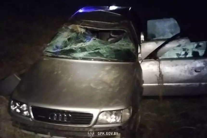 Водитель разбил Audi, удирая от пограничников