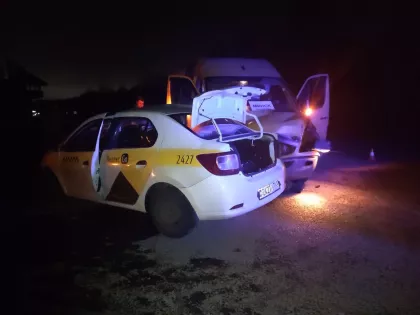 В Бобруйском районе маршрутка с пассажирами попала в аварию