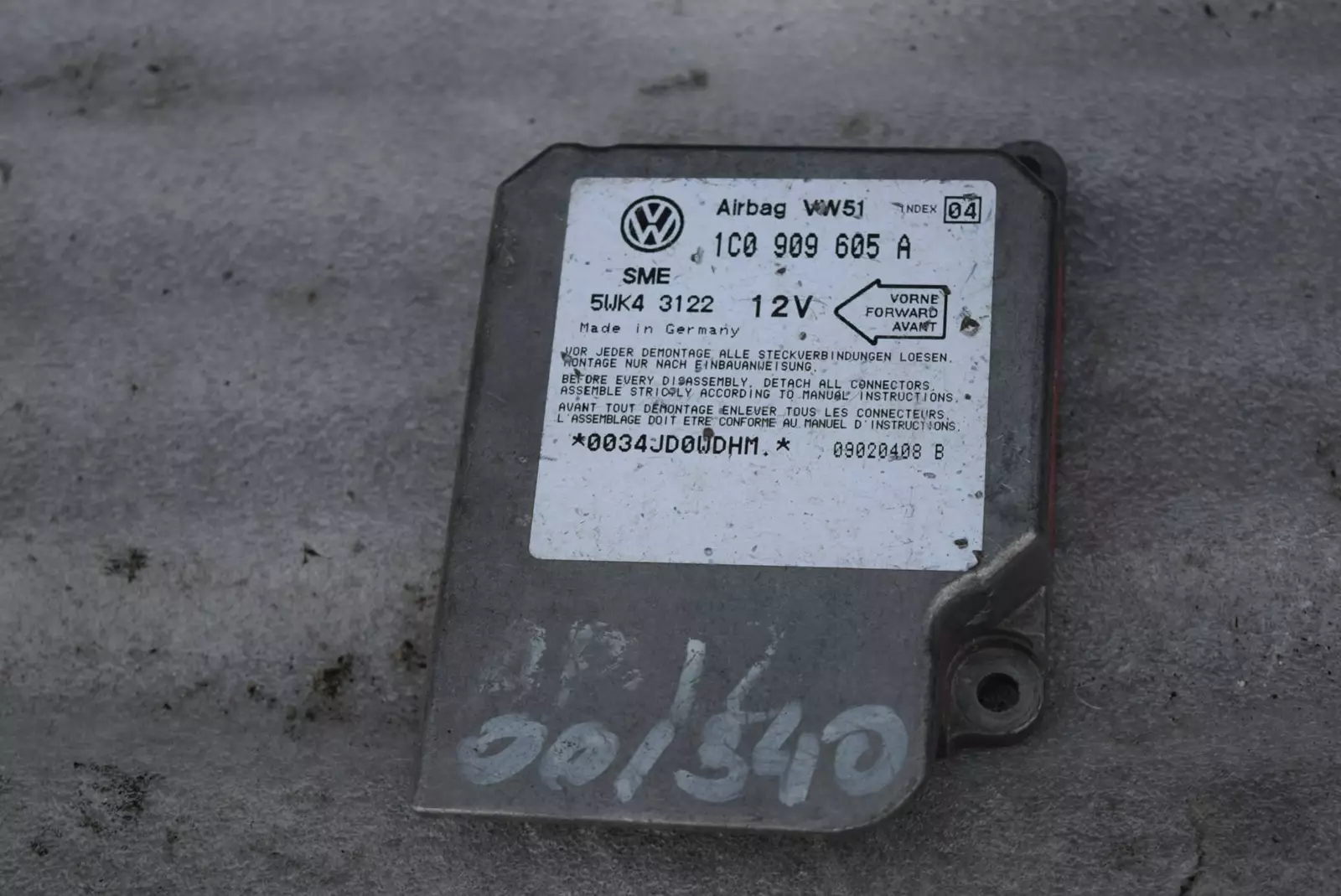 Блок AirBag к Volkswagen Golf 1999