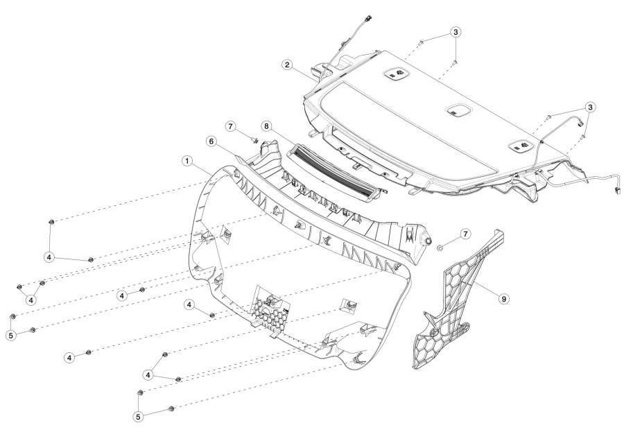 Накладка декоративная  к Tesla Model 3 2020