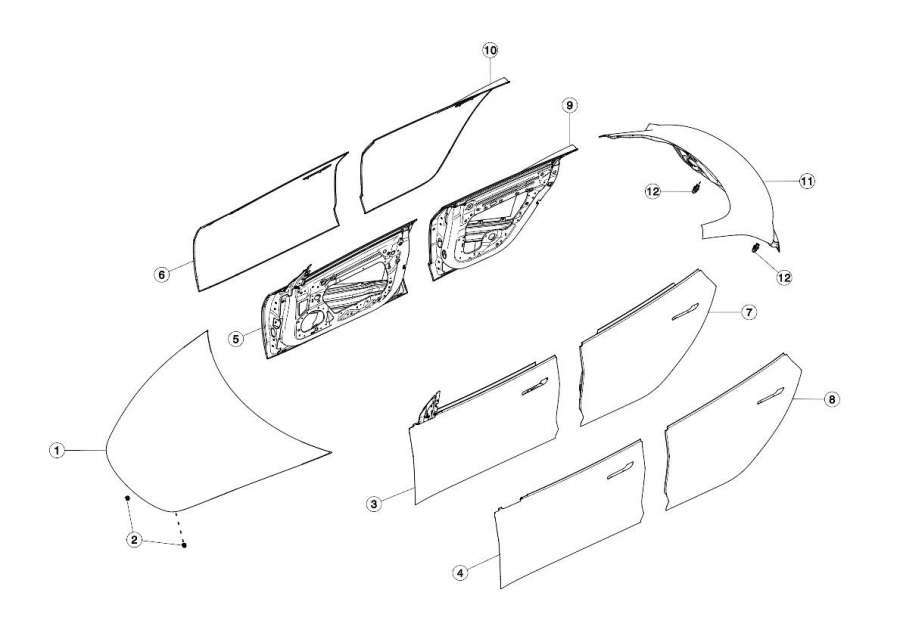 Рама к Tesla Model 3 2020
