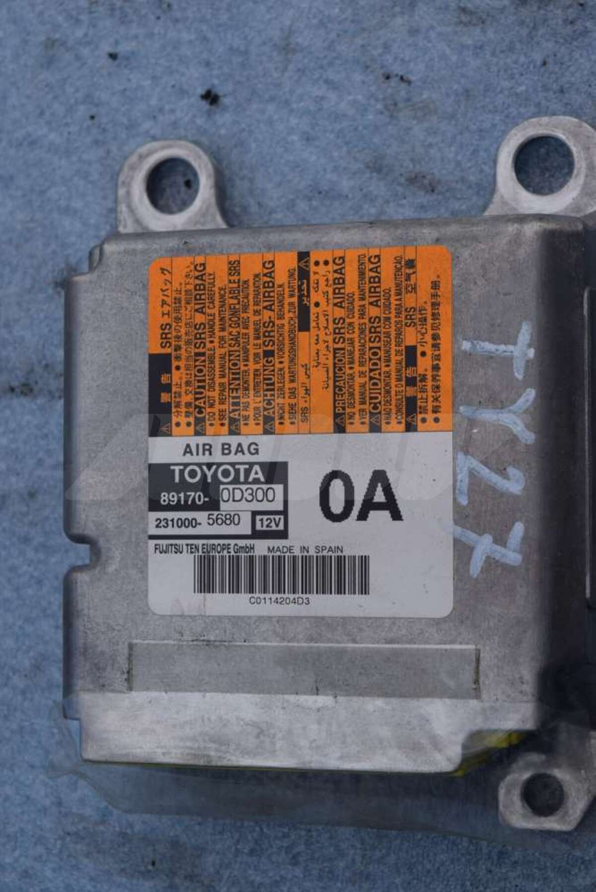 Блок AirBag к Toyota Yaris Verso 2014