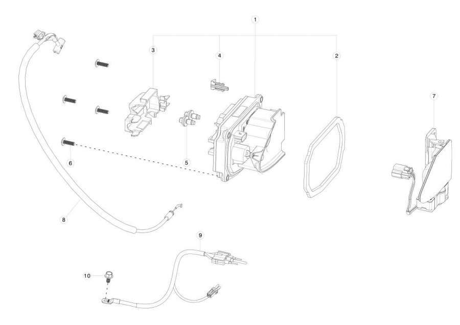 Провод высоковольтный к Tesla Model X 2020
