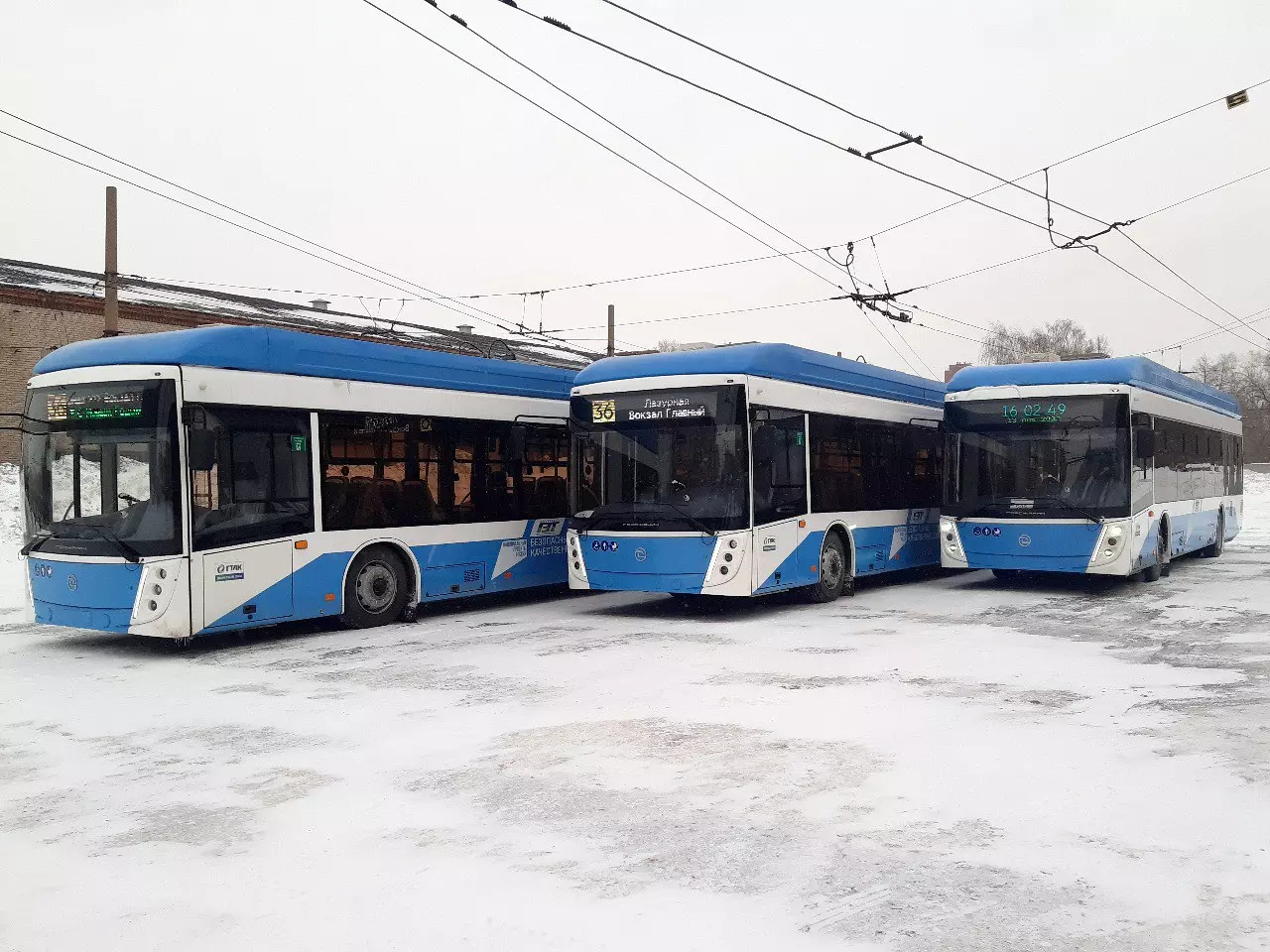 Троллейбусный парк Новосибирска модернизируется с помощью МАЗа