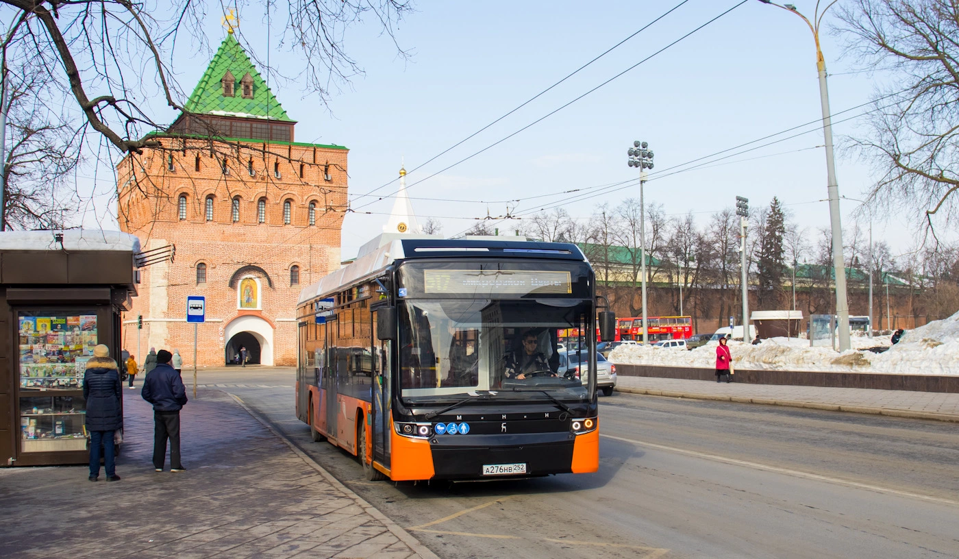 На маршрут в Нижнем Новгороде вышли белорусско-российские электробусы «МиНиН»