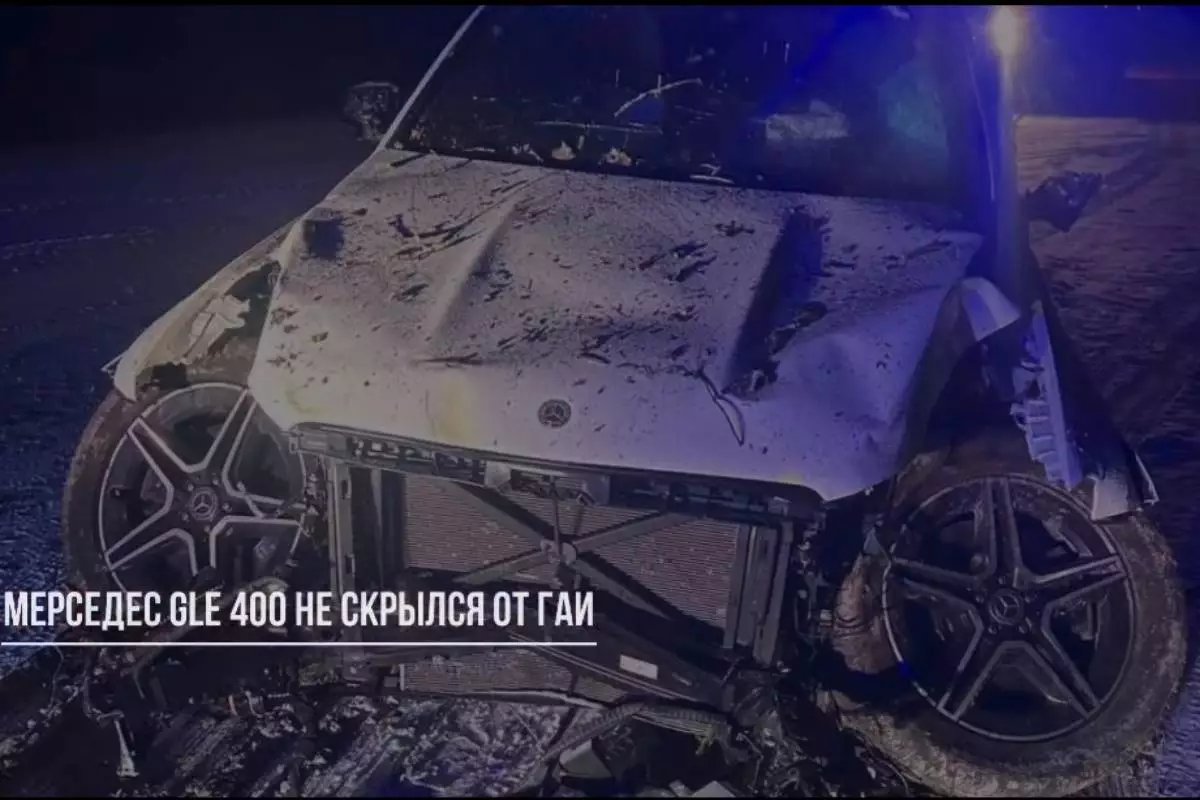 Под Минском была погоня за Mercedes-Benz GLE – водителю не удалось скрыться