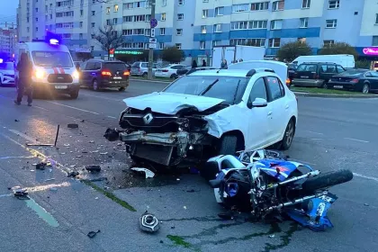 Мотоциклист разбился на Игуменском тракте в Минске